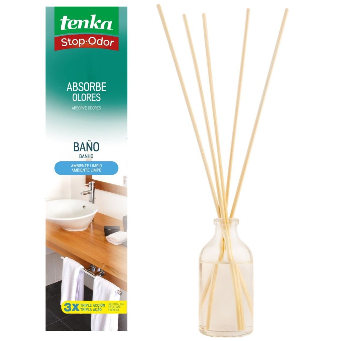 Difusor Mikado para Baño 40 Ml Tenka