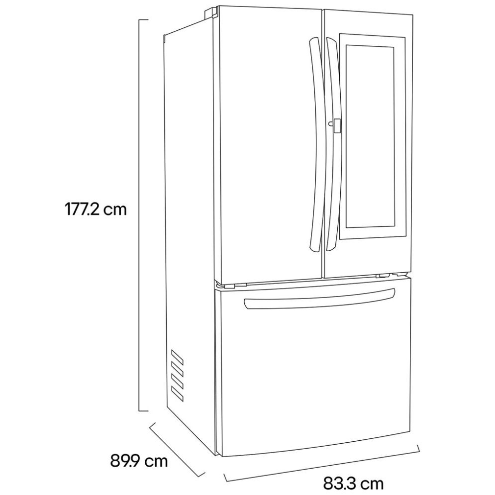 Refrigerador LG Instaview French Door 25 Ft Tecnología Inverter