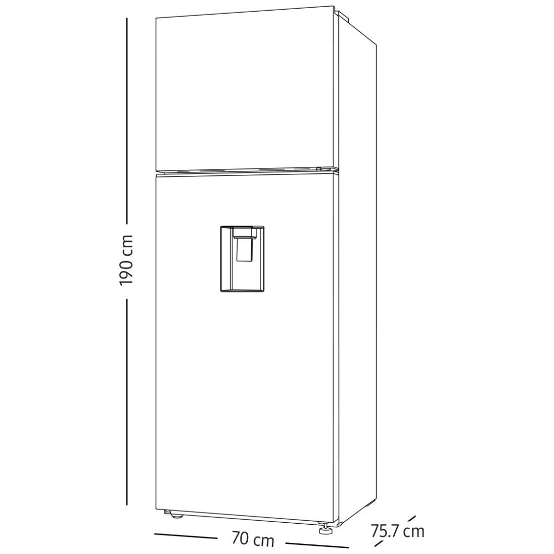 Refrigerador Samsung Tmf 19 Ft Rt53Dg6758S9Em con Wifi