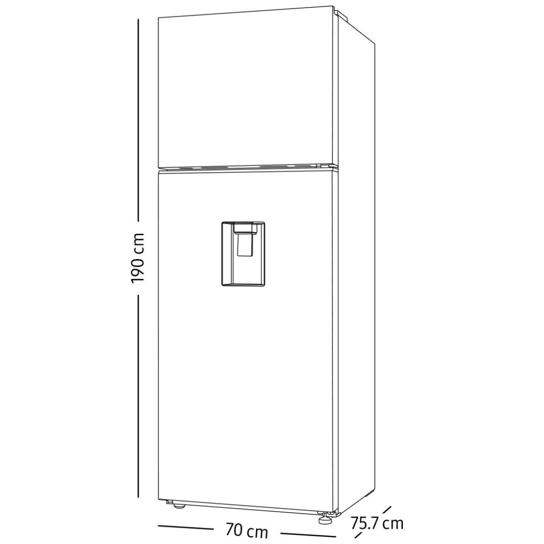 Refrigerador Samsung Tmf 18.5 Ft Rt53Dg6798B1Em con Wifi Aim