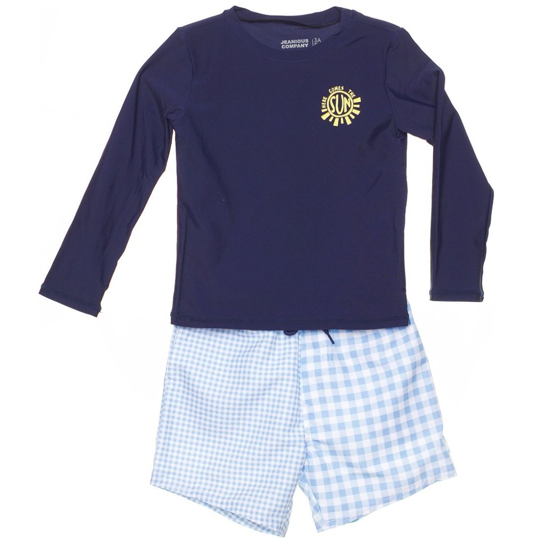 Set Playa Short Y Playera para Bebé Niño Jeanious