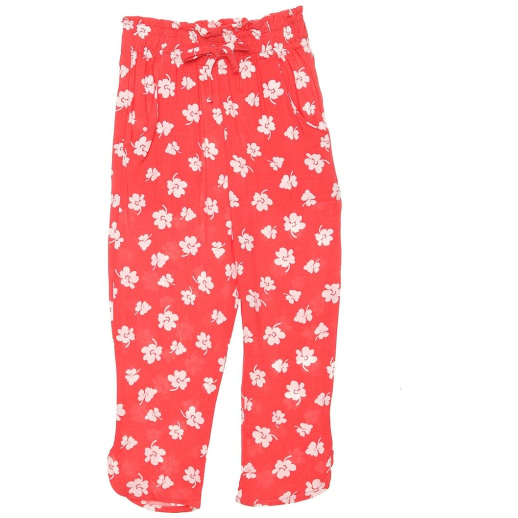 Pantalón Estampado Flores para Bebé Niña Jeanious