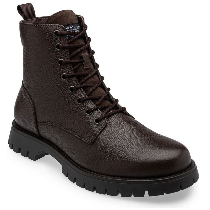 Bota en Piel Levis Café para Hombre