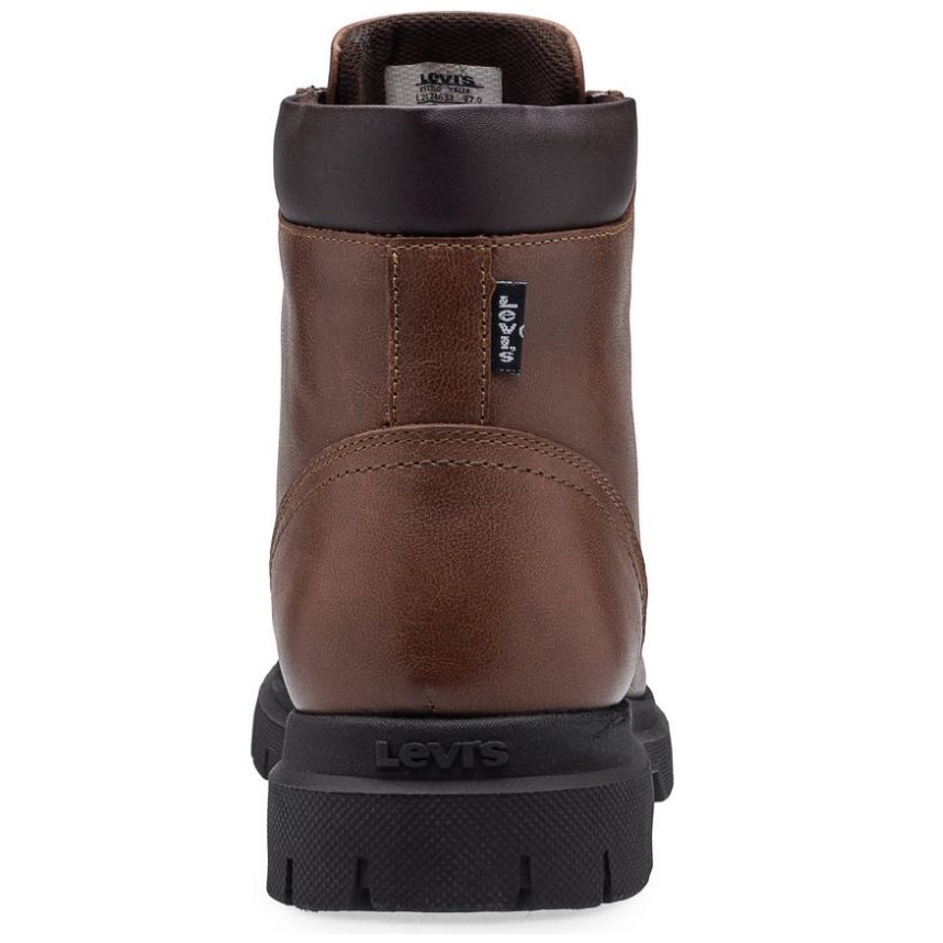 Bota en Piel Levis Café para Hombre