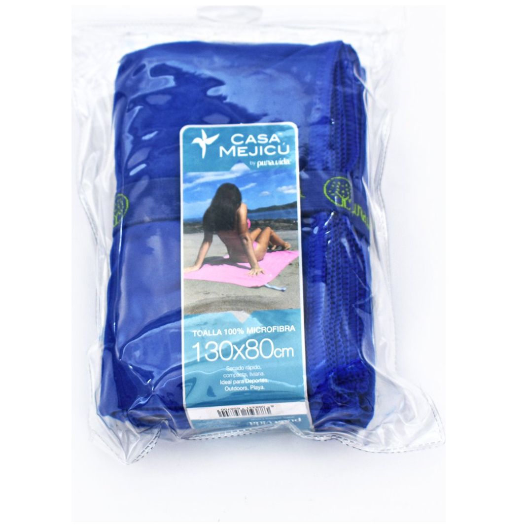 Toalla para Playa Casa Mejicú Azul
