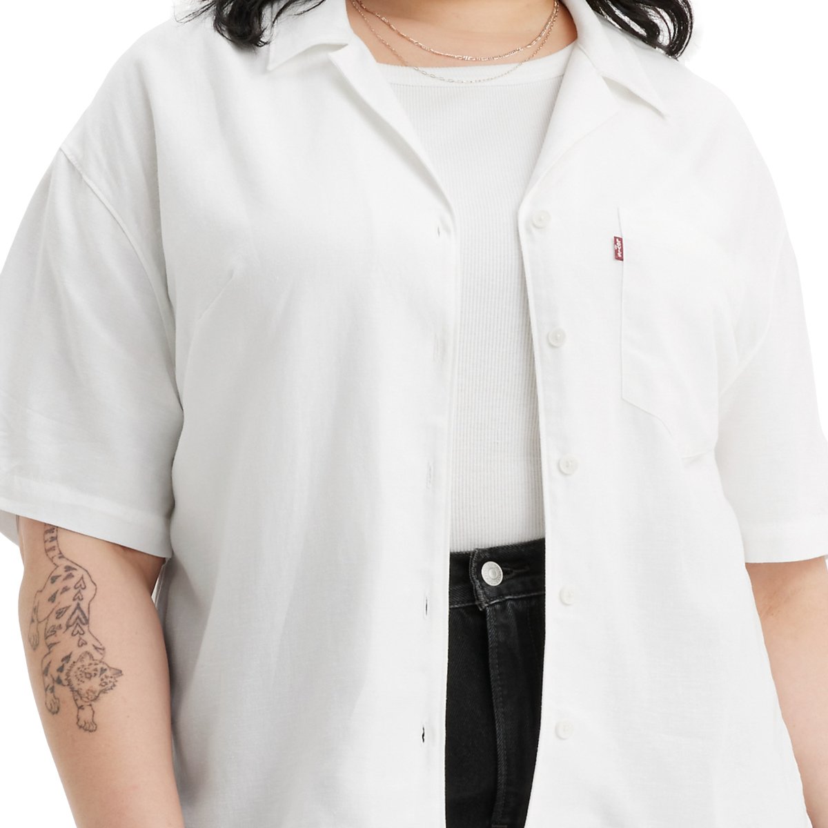 Camisa Levi's Joyce Resort para Mujer Curvy