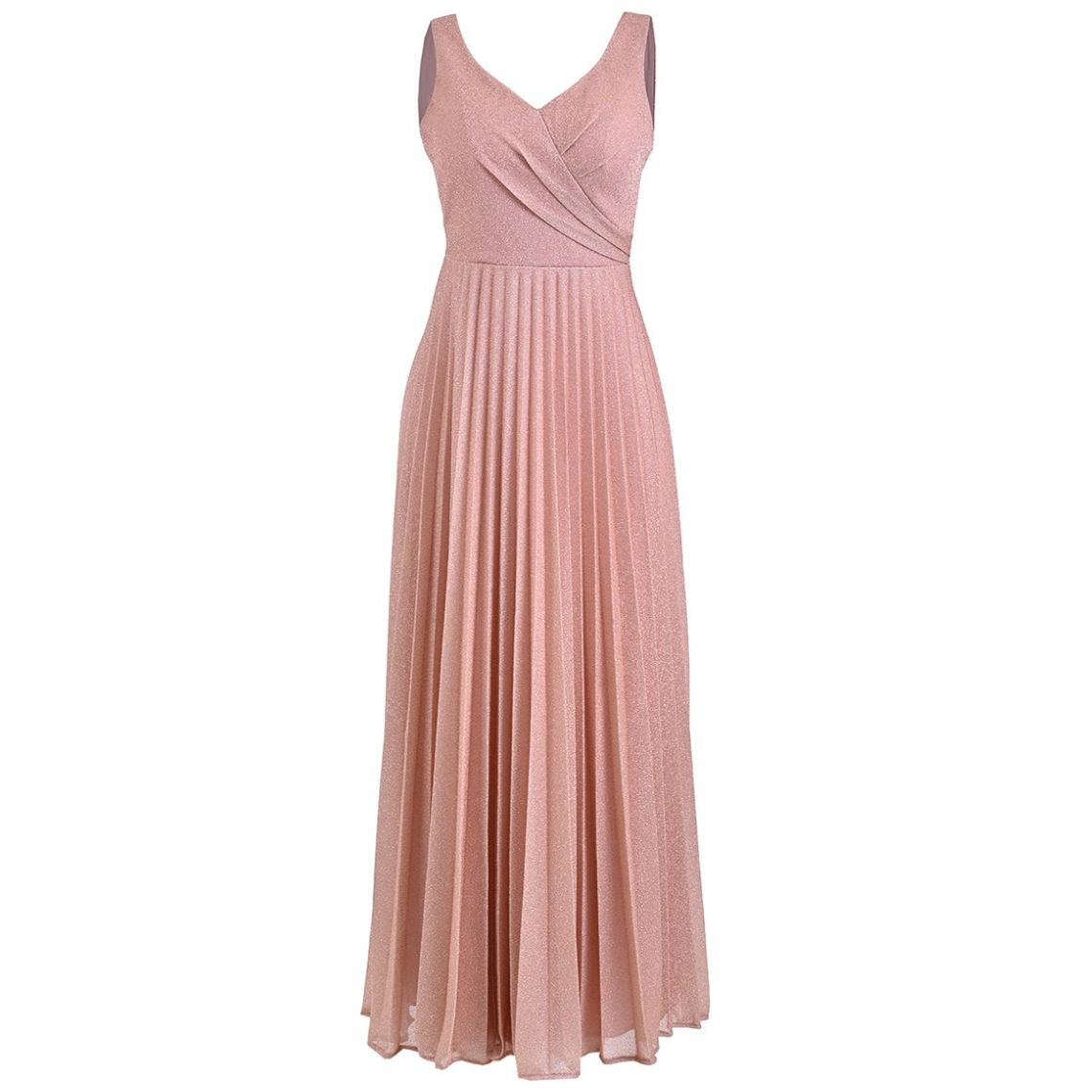 Vestido Largo Pink Gallery Sin Mangas para Mujer