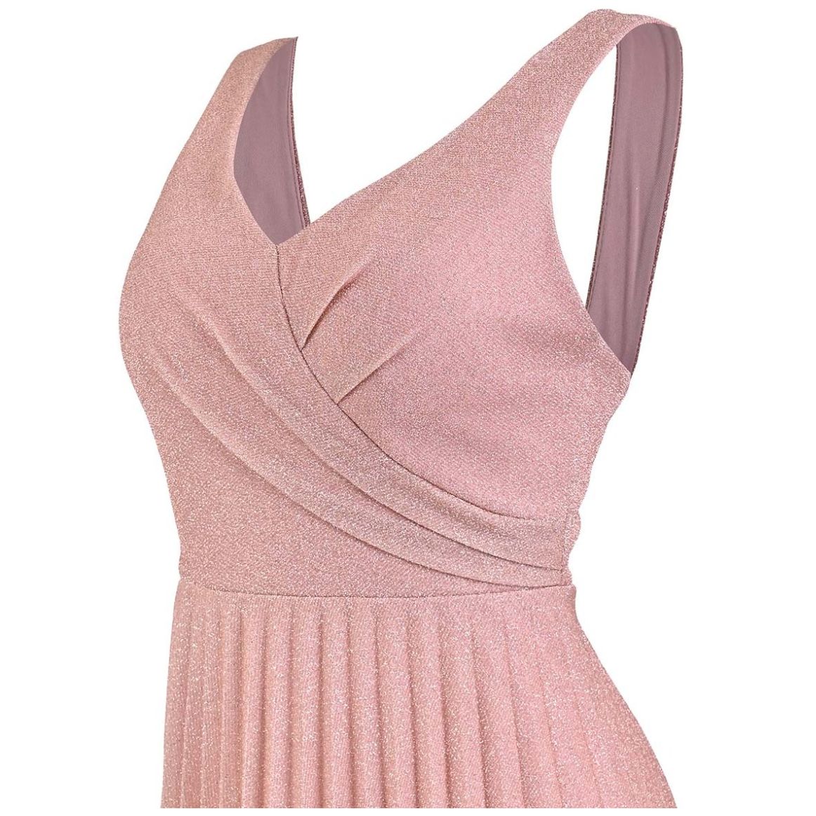 Vestido Largo Pink Gallery Sin Mangas para Mujer