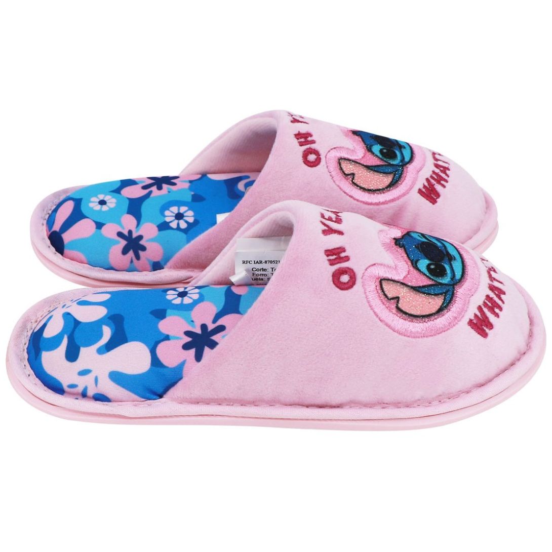 Pantuflas Stitch Ch-Xxg para Niña