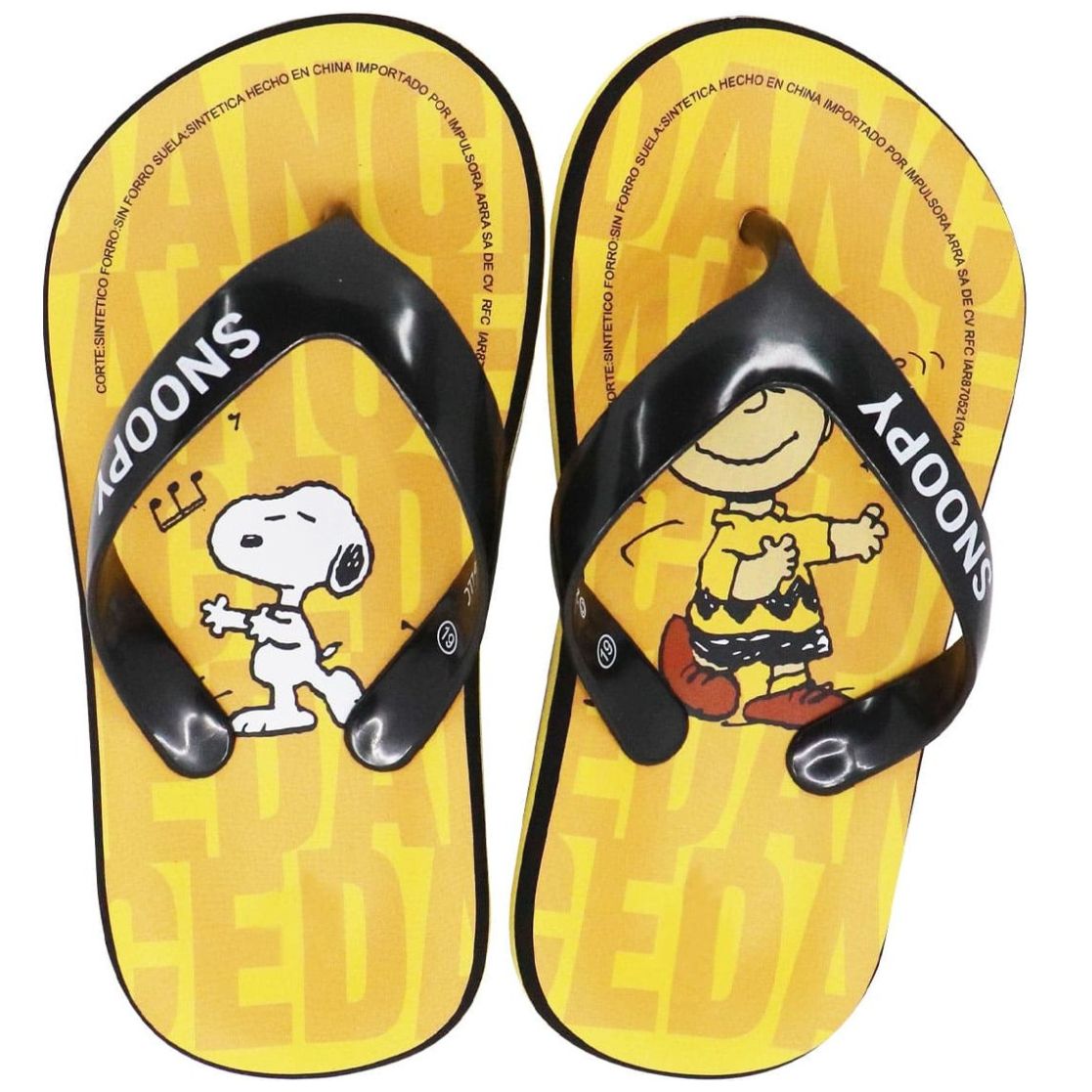 Sandalias Peanuts Flip Flop 18-23 para Niño