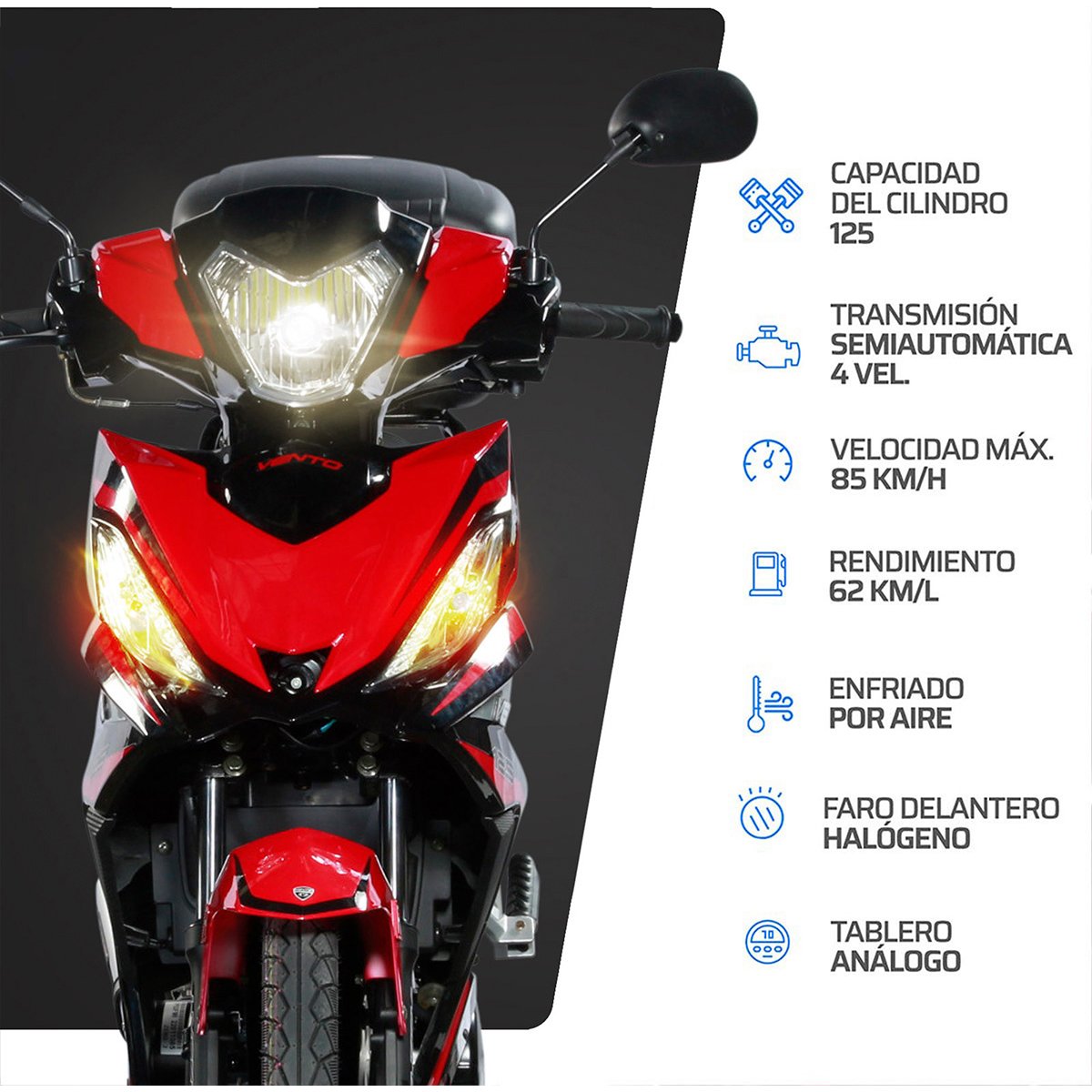 Motocicleta Vento Intrepid 125 2024