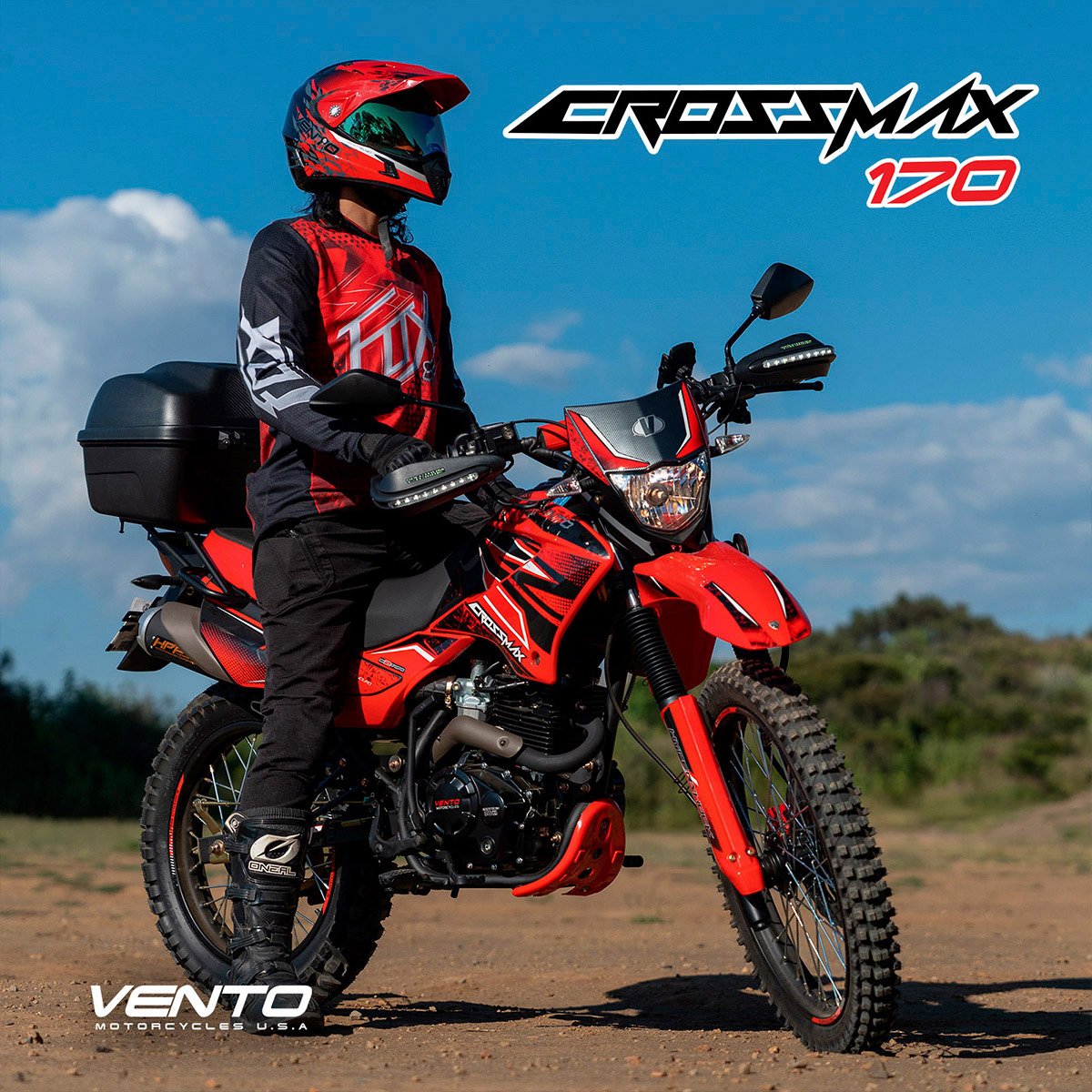 Motocross Sudadera Roja Personalizada Sudadera Con Capucha Fox X Honda