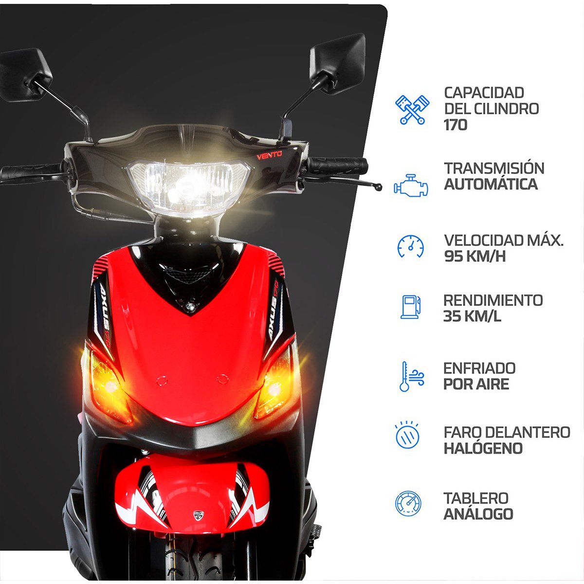 Motoneta Vento Axus 170 Cc 2024