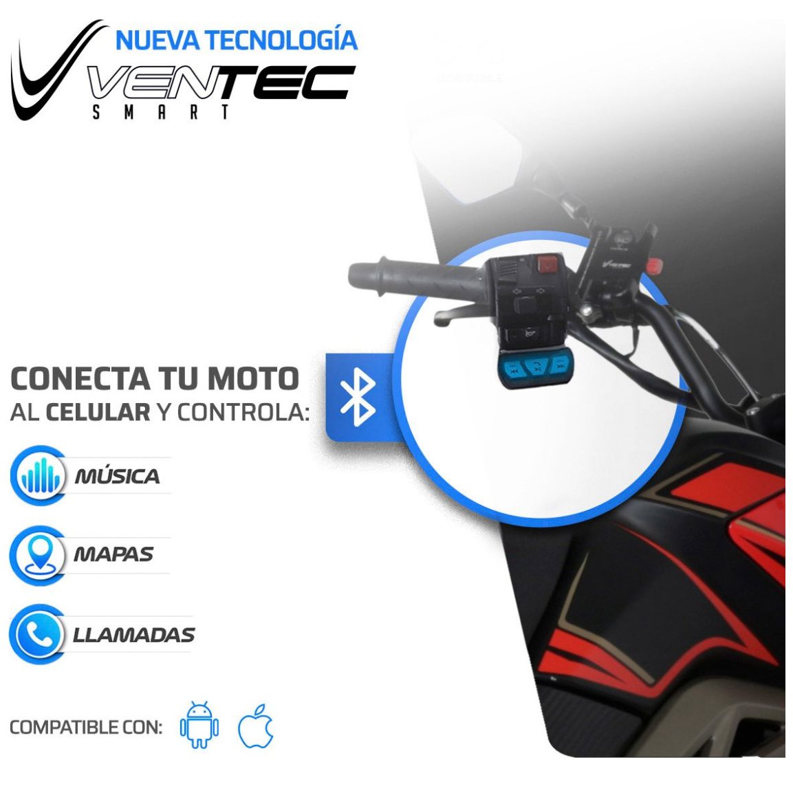 Motocicleta Vento Cyclone 210 Rojo 2024