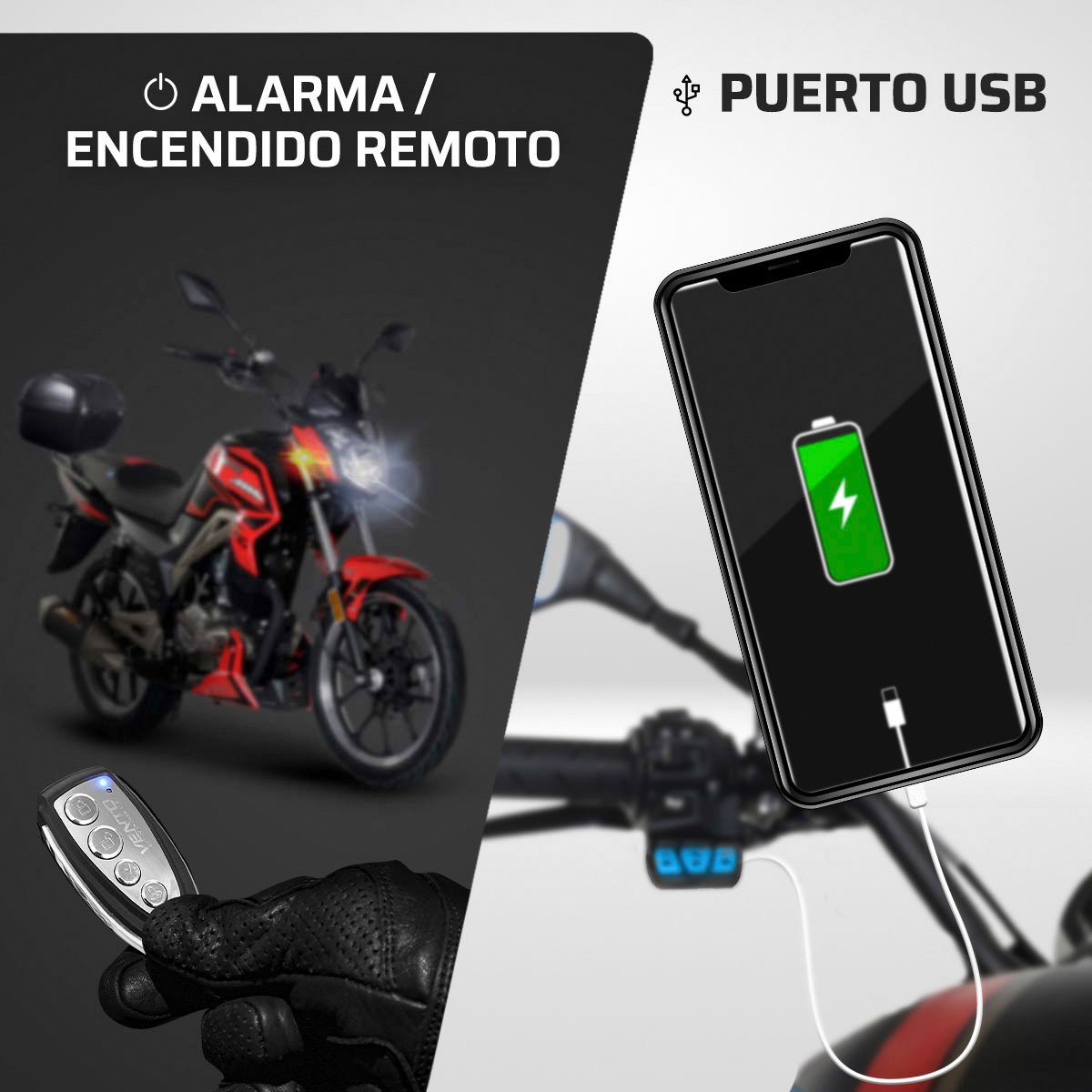 Motocicleta Vento Cyclone 210 Rojo 2024