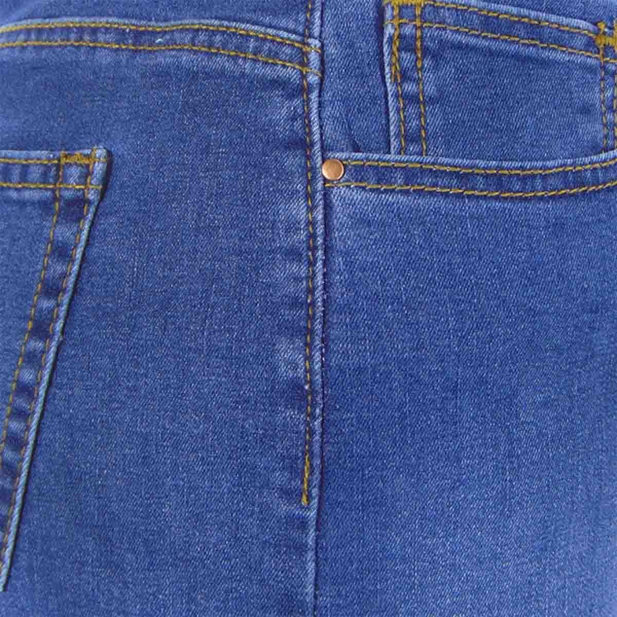 Jeans Beronna Corte Wide Leg para Mujer