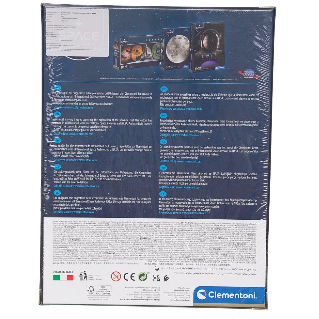 Rompecabezas 500 Piezas Round Space Collection Earth  Tierra