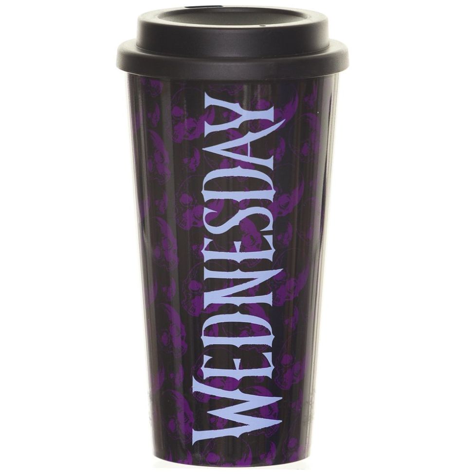 Vaso P/ Café Plástico Doble Pared Wednesday Quokka
