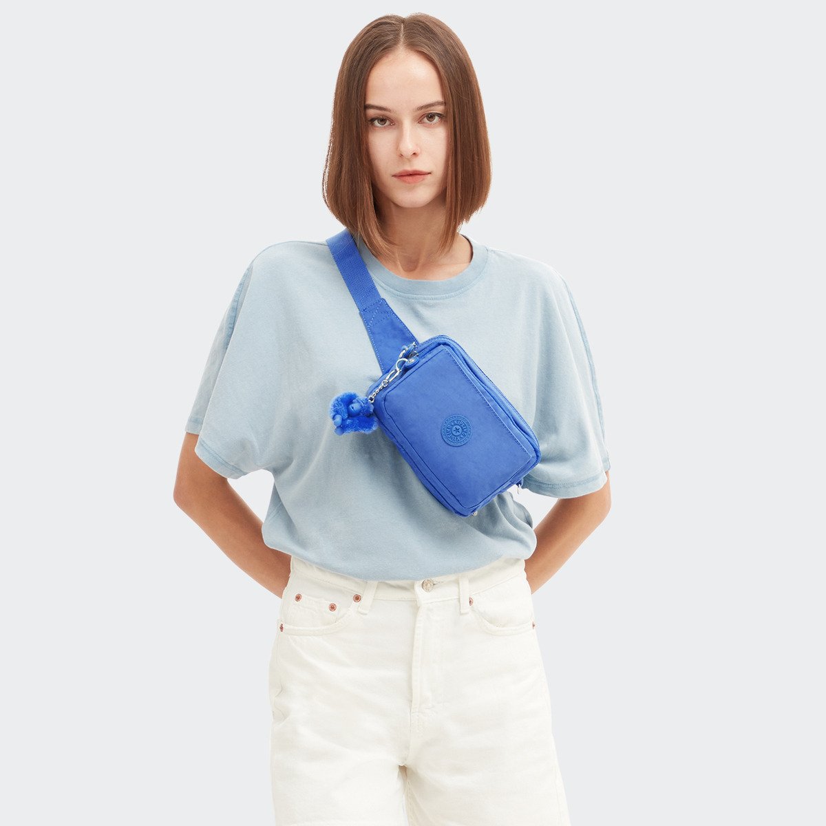 Bolso Kipling Abanu Multi Havana Blue para Mujer