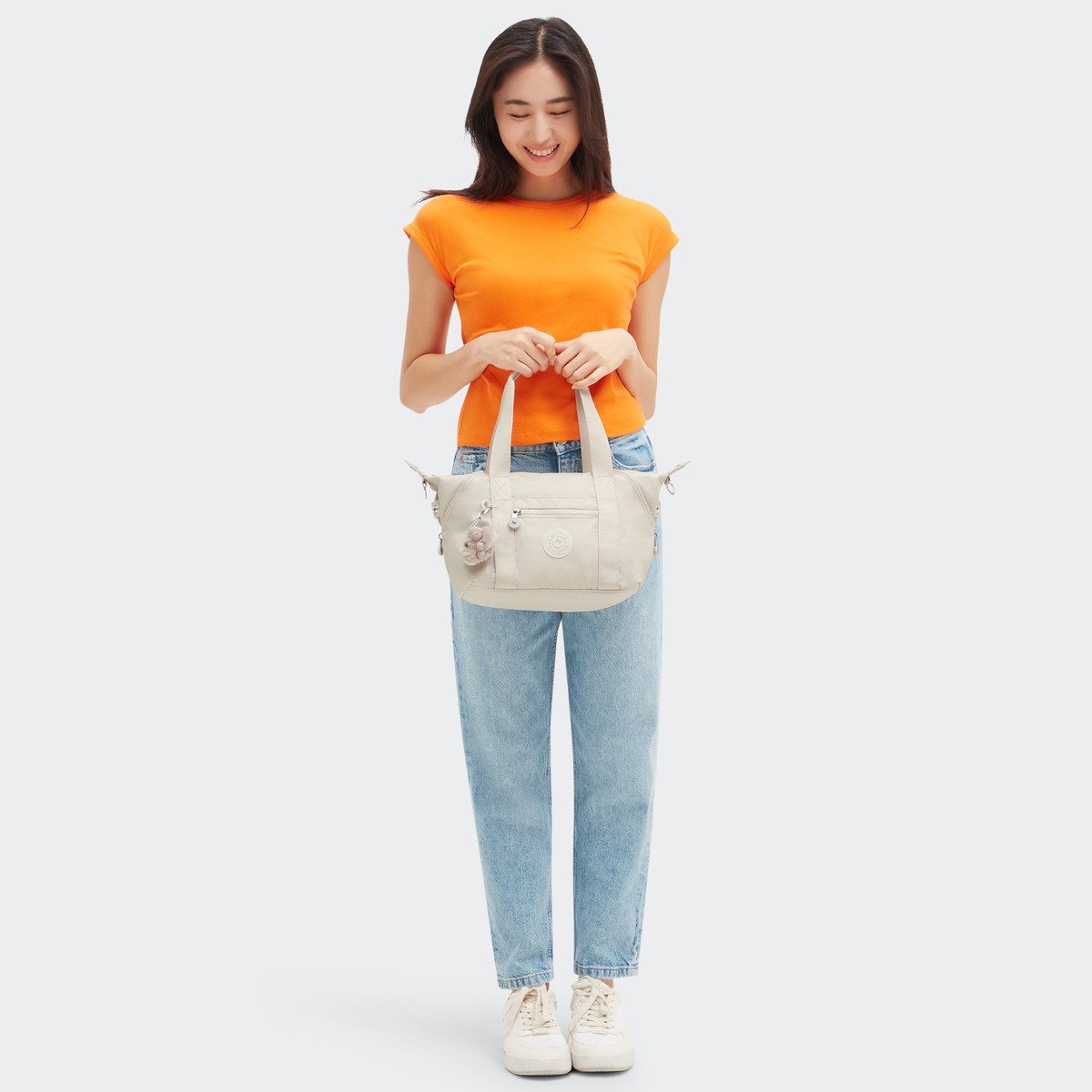 Bolso Kipling Art Mini Beige Pearl para Mujer