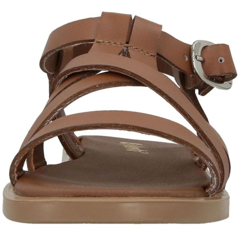 Sandalia Elefante con Hebilla 22-24 Color Café para Niña