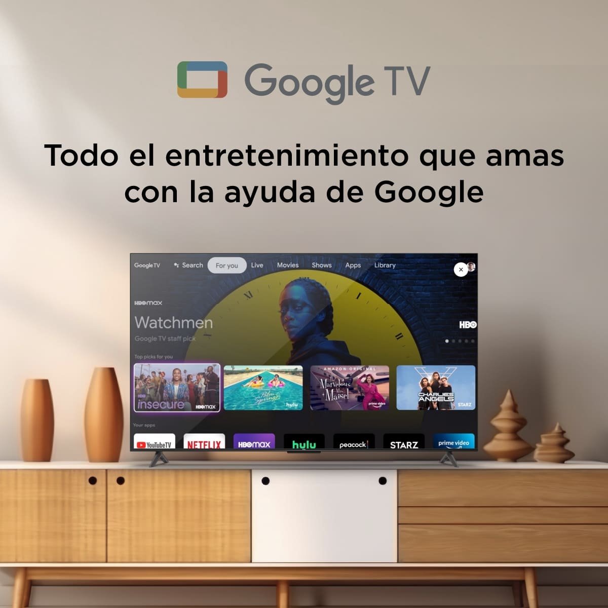 Pantalla Tcl 75" 4K Google Tv 75S454