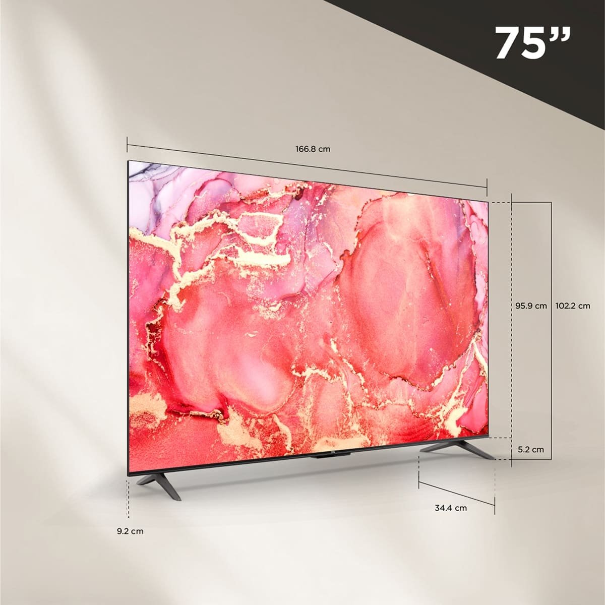 Pantalla Tcl 75" 4K Google Tv 75S454