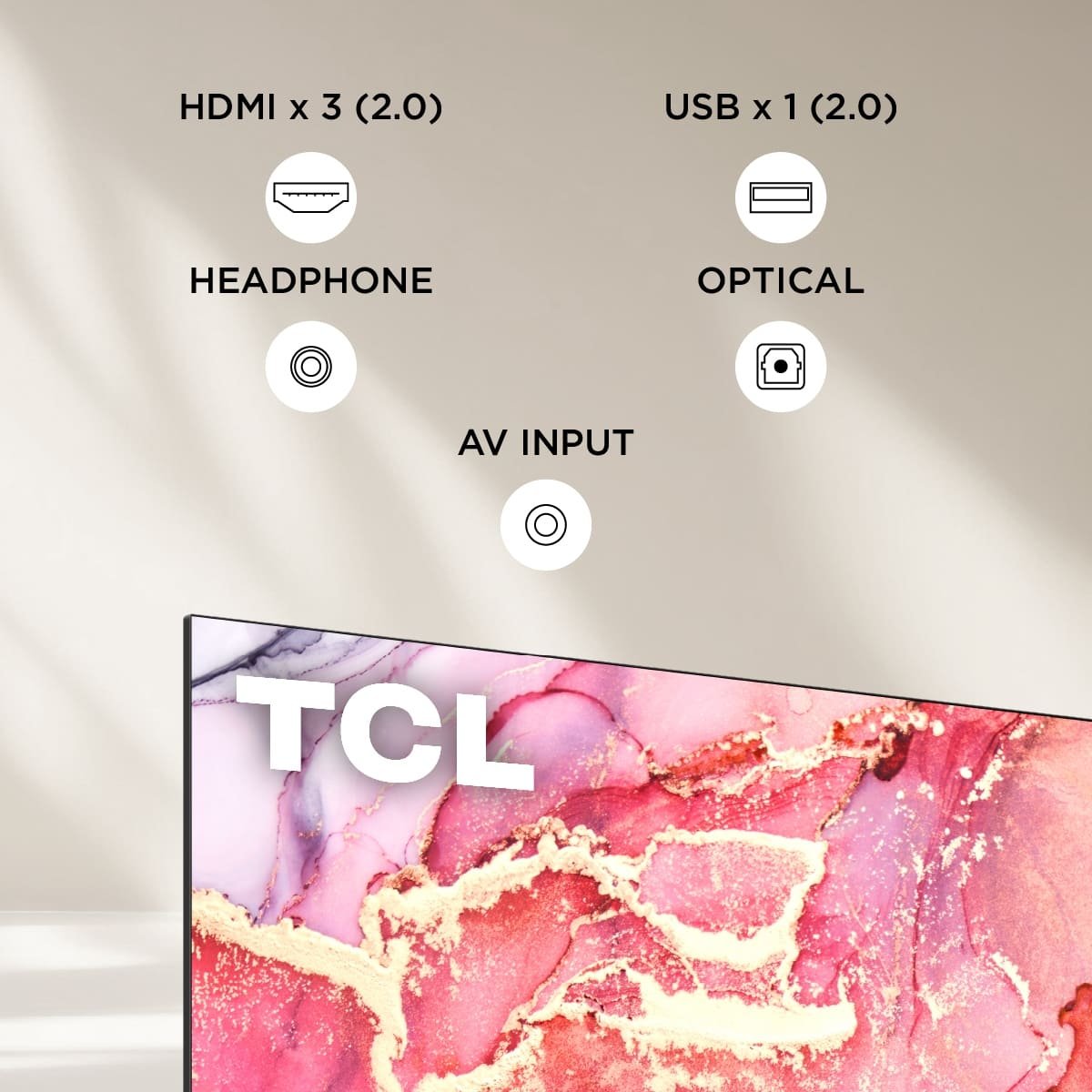 Pantalla Tcl 75" 4K Google Tv 75S454