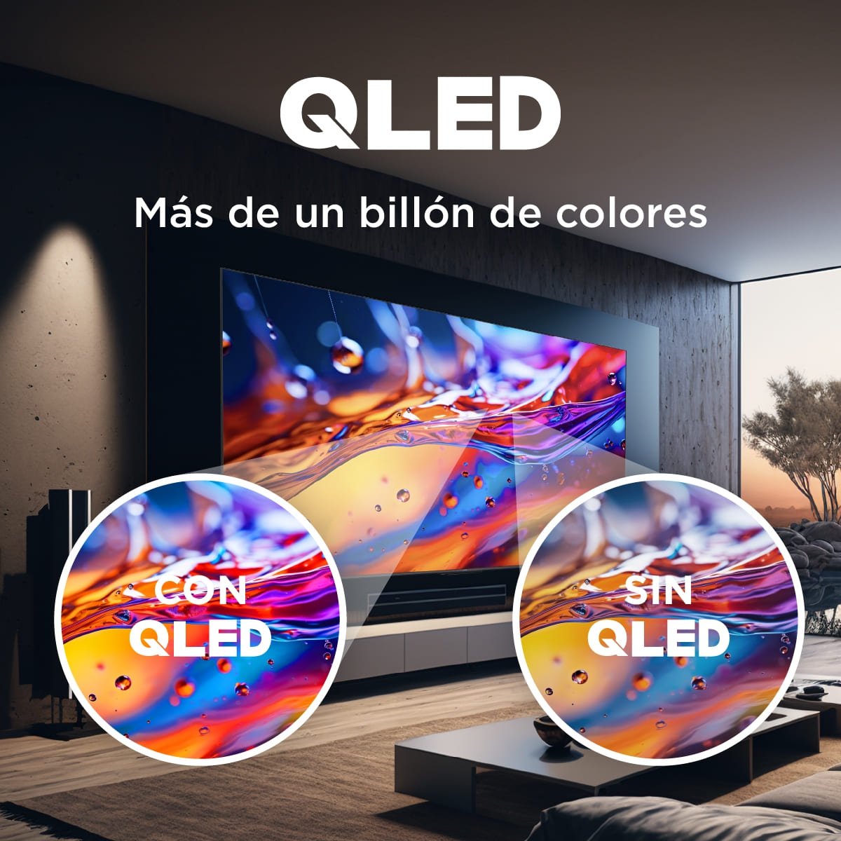 Pantalla 65" Tcl Qled 4K Google Tv 65Q650G
