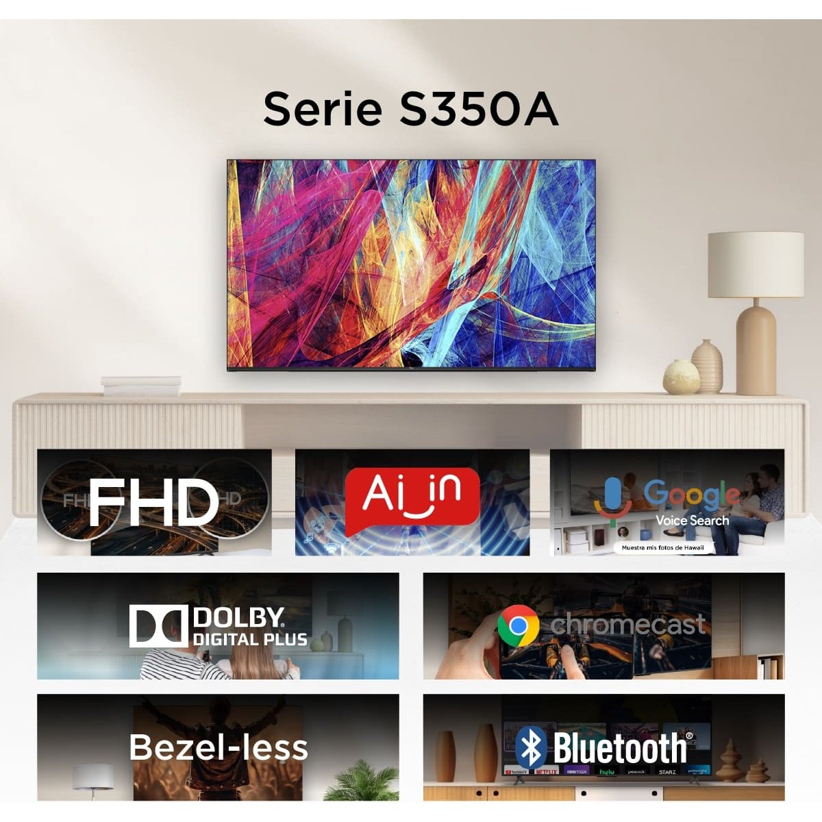 Pantalla Tcl 32" Android Tv 32S350A