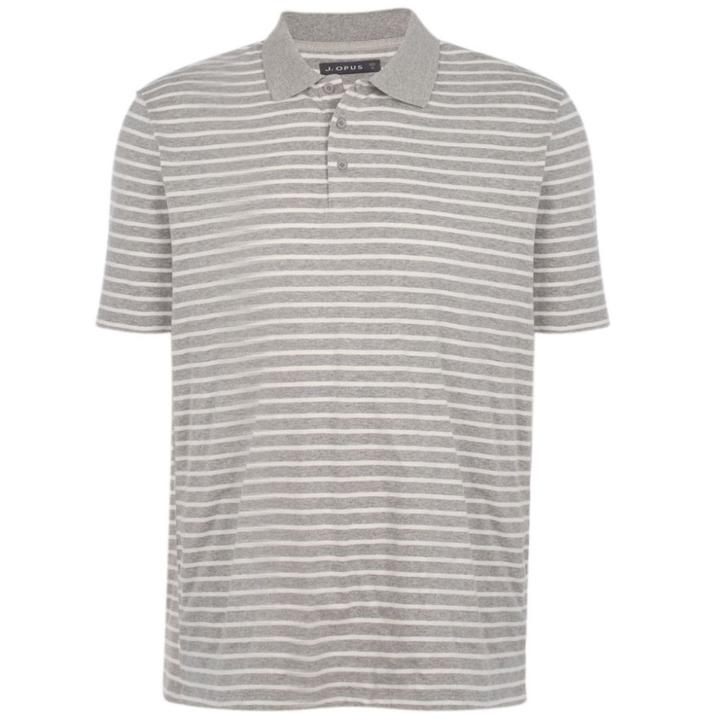 Playera Tipo Polo a Rayas J. Opus para Hombre Plus