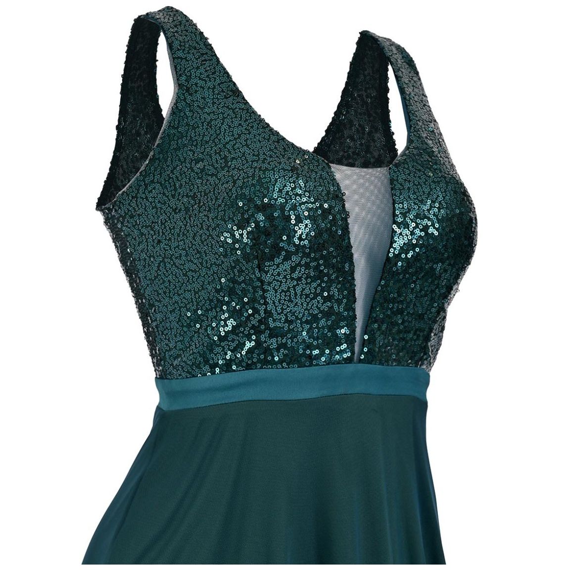 Vestido Largo Talle Lentejuela Nikki Italy para Mujer