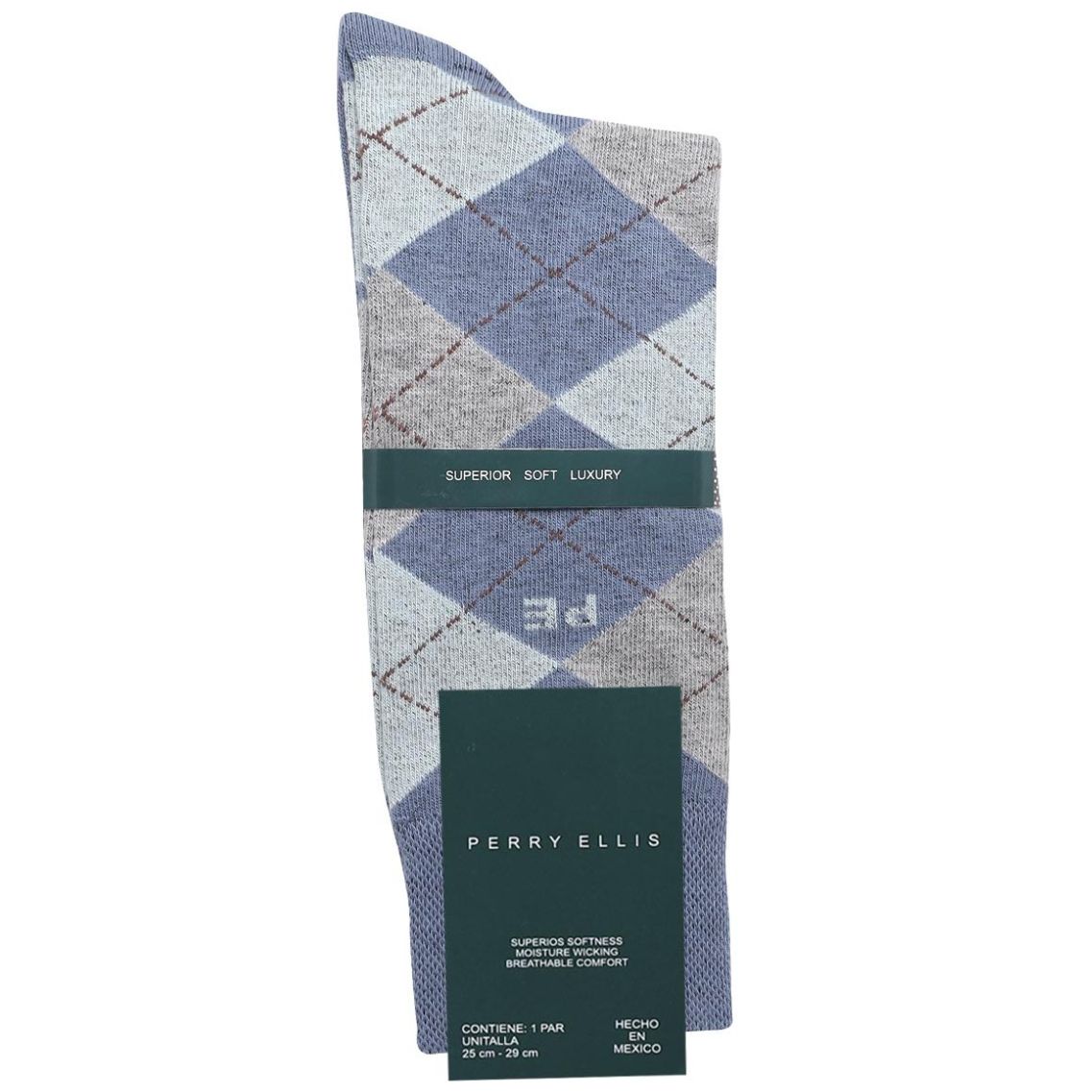 Calcetin Rombos Perry Ellis para Hombre