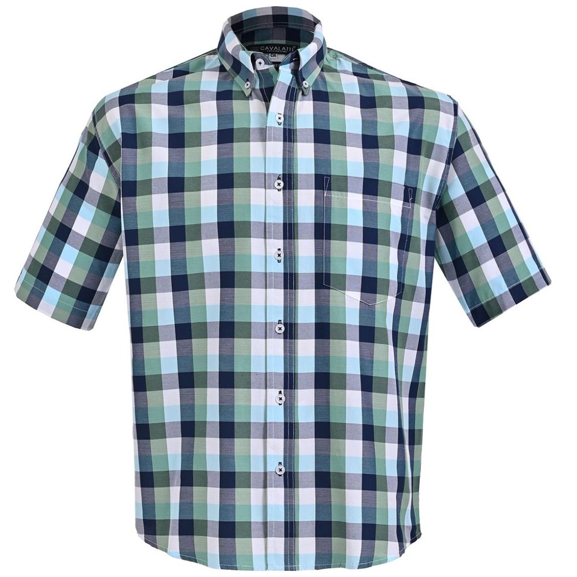 Camisa Casual Manga Corta Cavalatti para Hombre