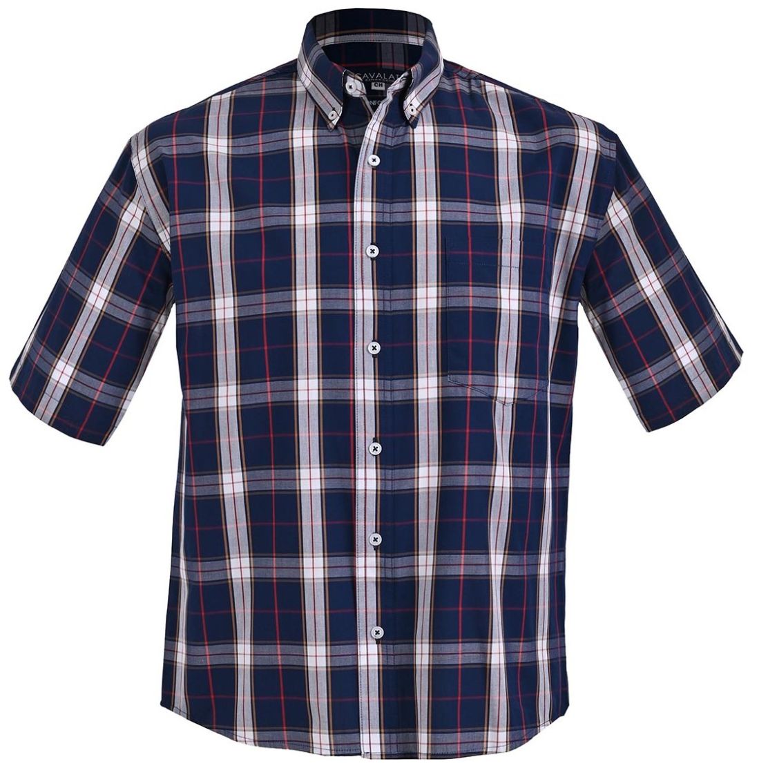 Camisa Casual Manga Corta Cavalatti para Hombre