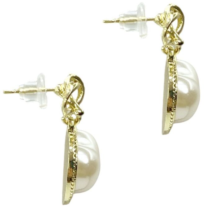 Aretes Perla Corazón Aktuales