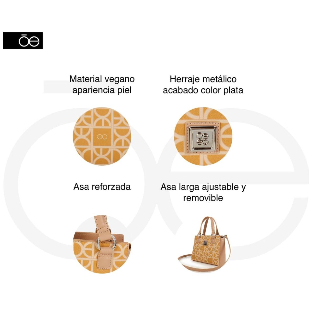 Bolso Satchel Cloe para Mujer