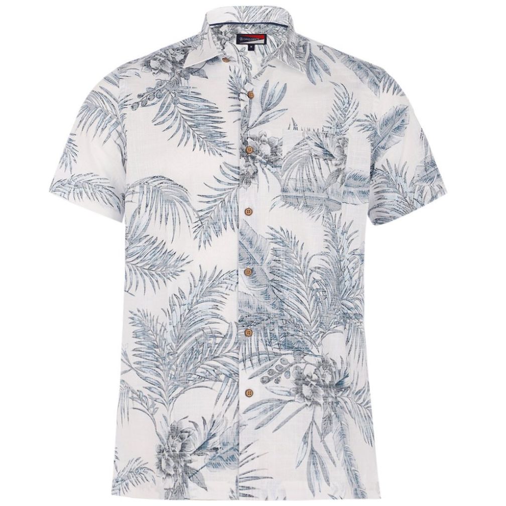 Camisa Hawaiana Manga Corta Carlo Corinto para Hombre