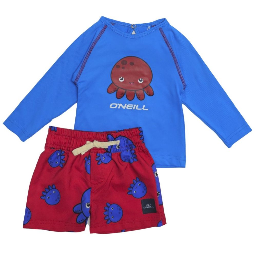 Conjunto O'neill Rashguard y Short Octopus para Bebé