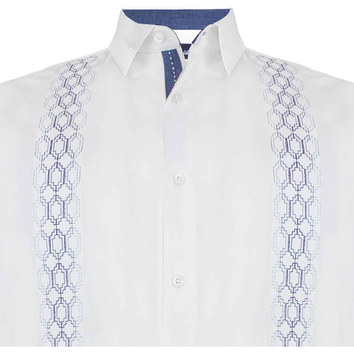 Guayabera Bordada Manga Corta G Candila para Hombre Plus