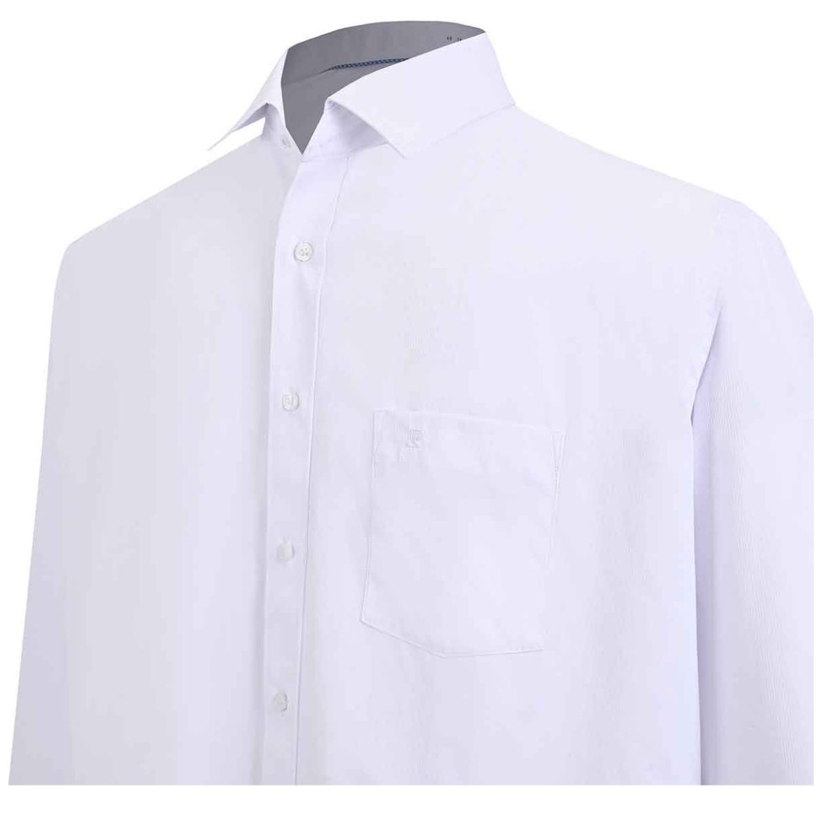 Camisa Blanca Manga Larga Pierre Cardin para Hombre Plus