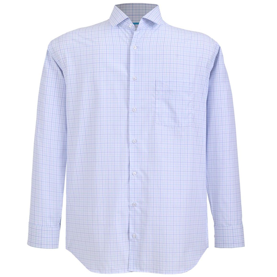 Camisa a Cuadros Manga Larga Pierre Cardin para Hombre Plus
