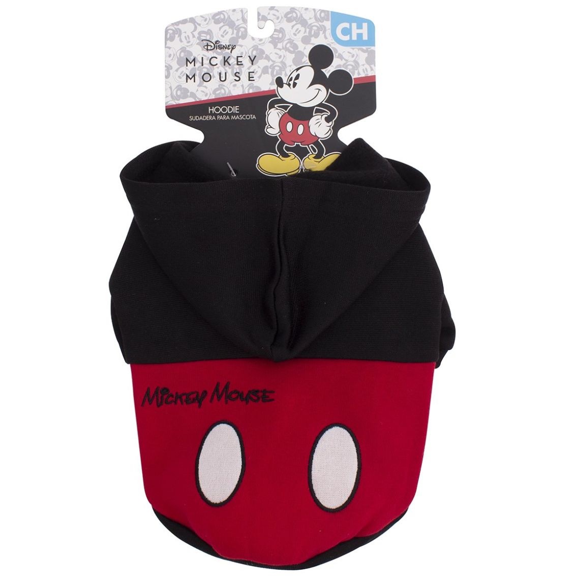 Sudadera para Perro Chico Unisex Disney Mickey Ruz