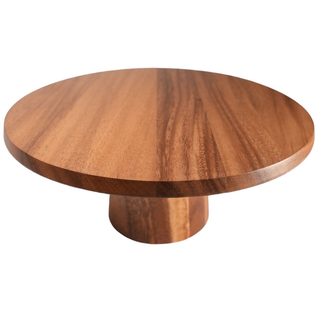 Home Nature Base Pastelera de Madera 13*30 Cm