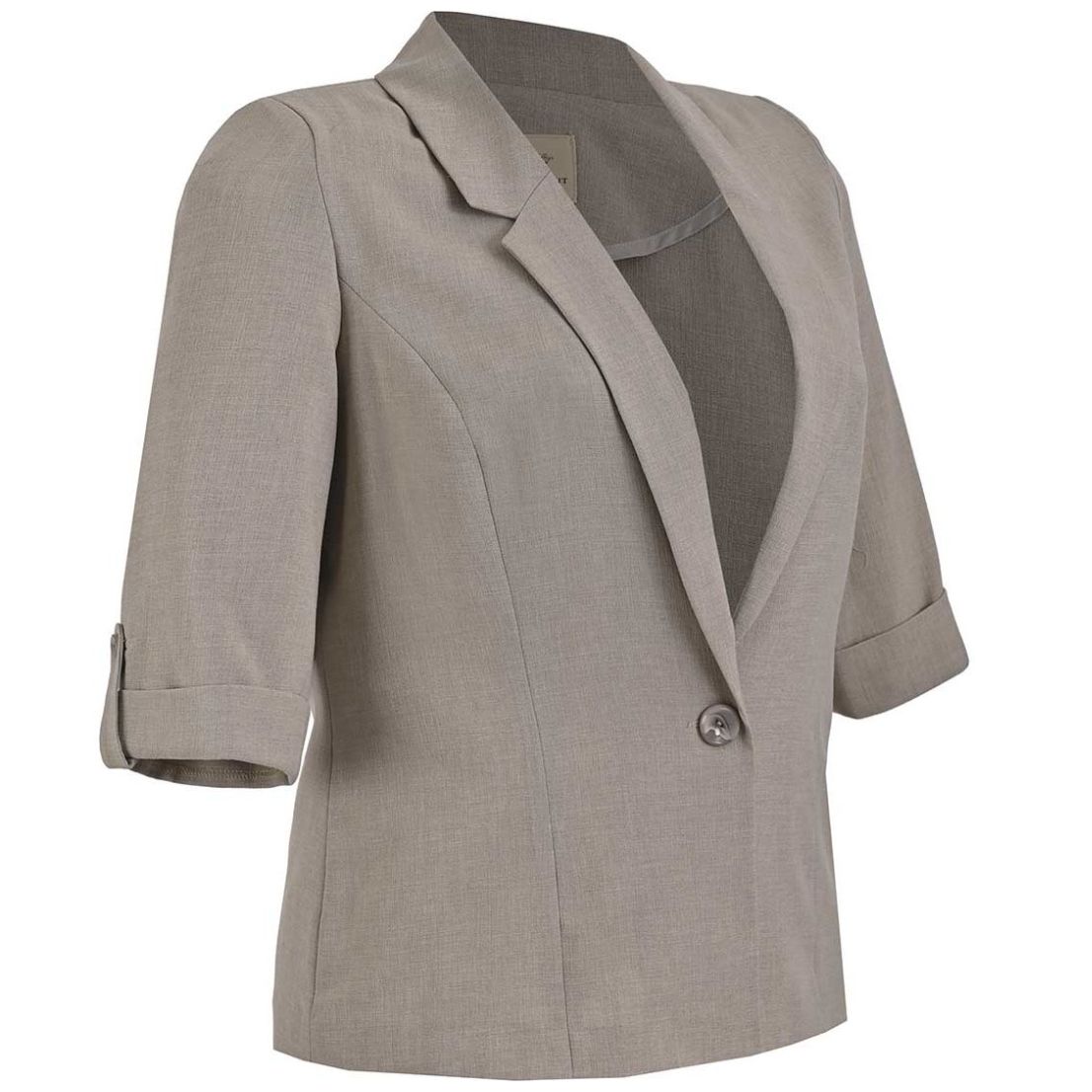 Saco Sin Forro Manga 3/54 Pavla Mint para Mujer