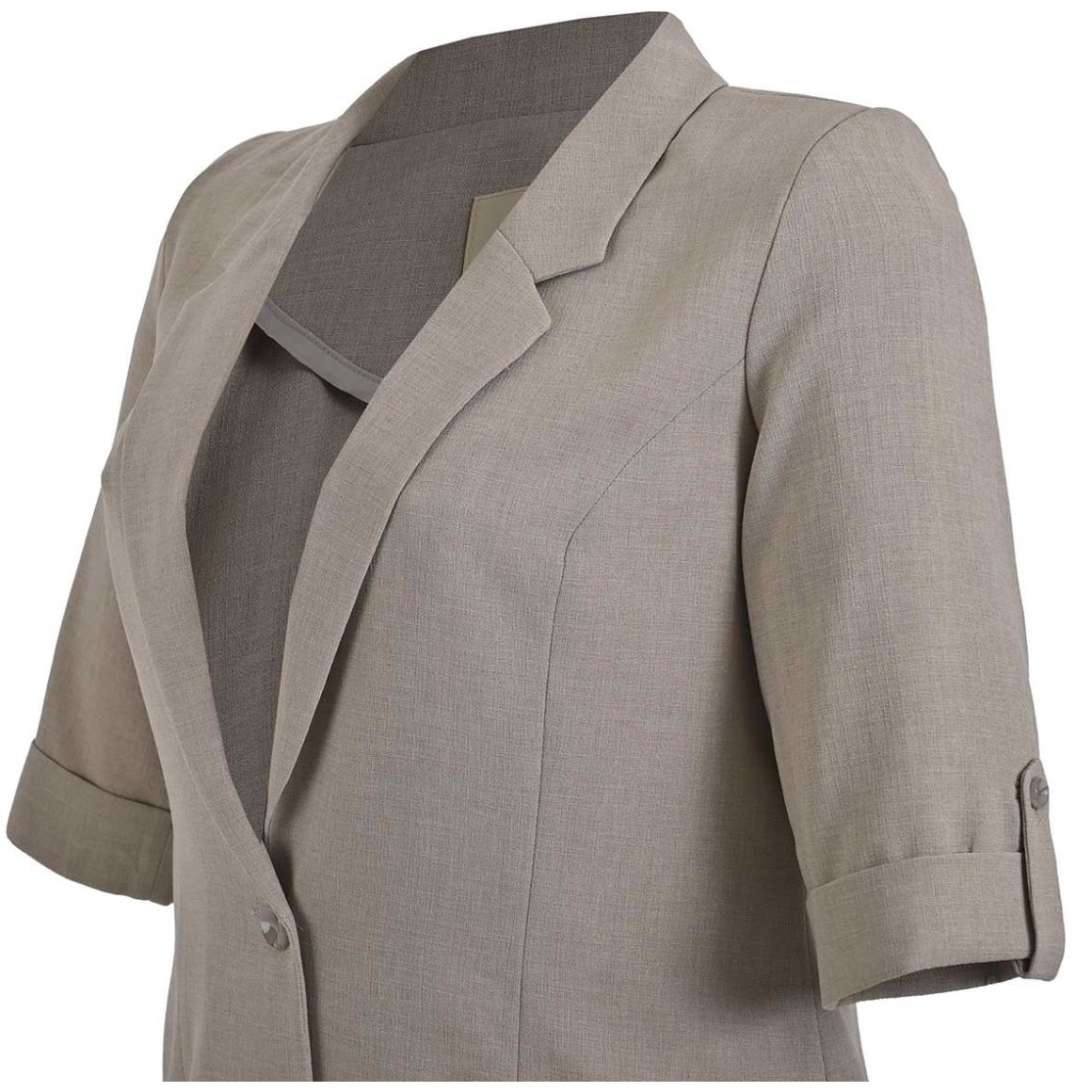 Saco Sin Forro Manga 3/54 Pavla Mint para Mujer