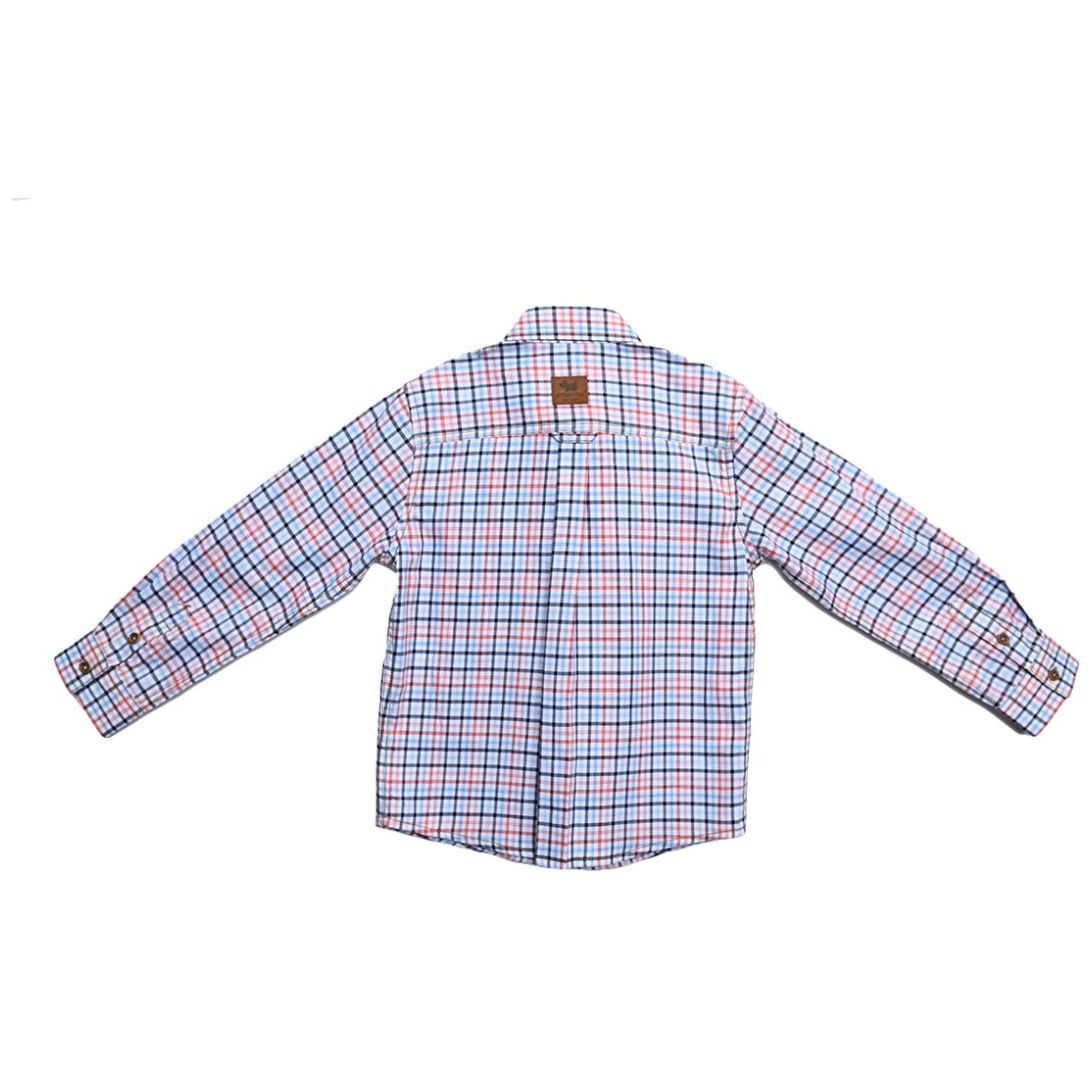 Camisa Manga Larga Sira a Cuadros para Niño Ferrioni