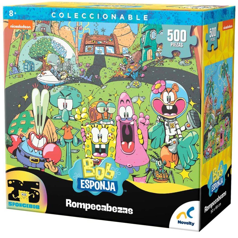 Rompecabezas Coleccionable Bob Esponja a 500 Pzs