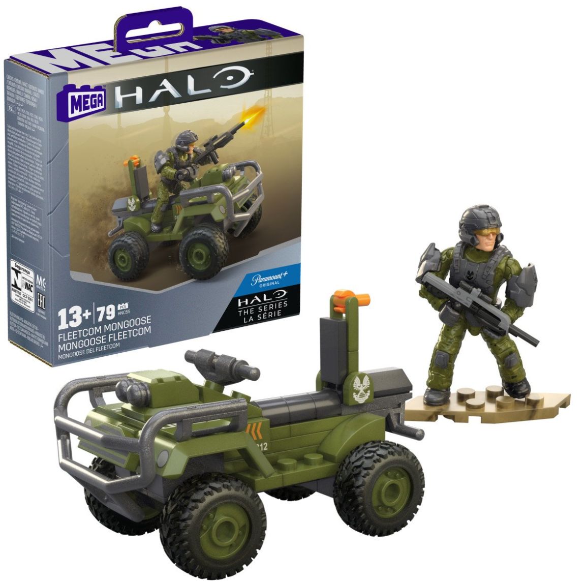 Halo Juguete de Construcción Mongoose Del Fleetcom Mega