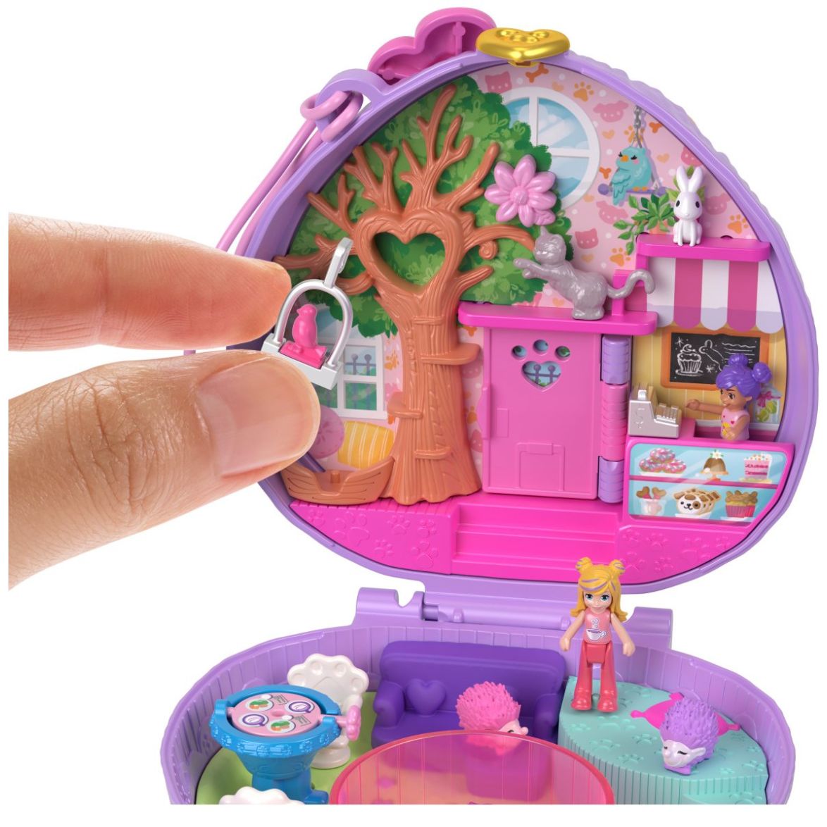 Estuche de Cafetería de Erizo Polly Pocket